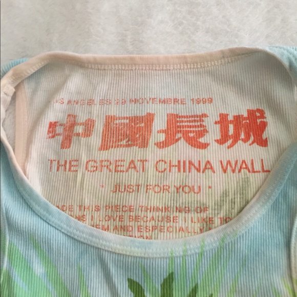 The Great China Wall Tank Top - Picture 3 of 4